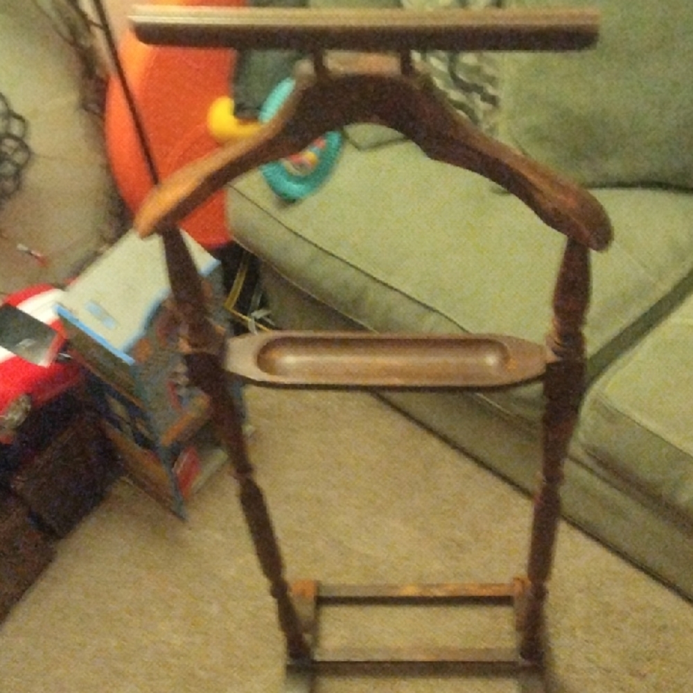 Vintage Wooden Valet Stand